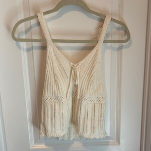 Forever 21 Cream Knit Camisole